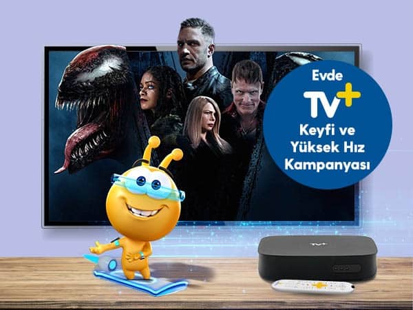 Turkcell Evde TV+ Keyfi ve Yüksek Hız Kampanyası