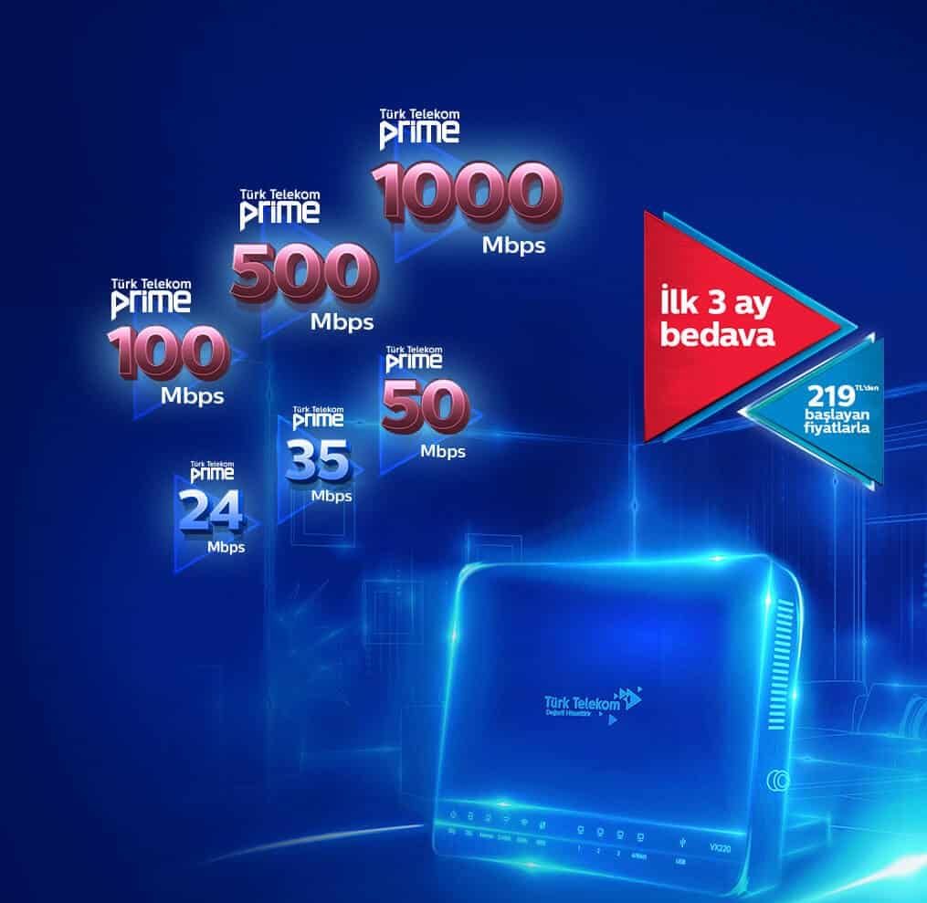 Türk Telekom 3 Ay Bedava Kampanyası