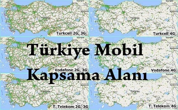 Mobil Kapsama Alanı 4.5G & 5G